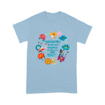 Flamingo Shirt Alice In Wonderland Floral Imagination Quote Alice In Wonderland Shirt - Scotstee Shop