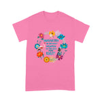 Flamingo Shirt Alice In Wonderland Floral Imagination Quote Alice In Wonderland Shirt - Scotstee Shop
