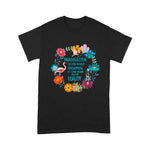 Flamingo Shirt Alice In Wonderland Floral Imagination Quote Alice In Wonderland Shirt - Scotstee Shop
