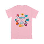 Flamingo Shirt Alice In Wonderland Floral Imagination Quote Alice In Wonderland Shirt - Scotstee Shop
