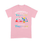 Flamingo Shirt Apparently We're Trouble Flamingo Drink Wine Camping Funny ER Shirts - Scotstee Shop