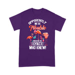 Flamingo Shirt Apparently We're Trouble Flamingo When We Are Together Who - Scotstee Shop