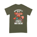 Flamingo Shirt Apparently We're Trouble Flamingo When We Are Together Who - Scotstee Shop