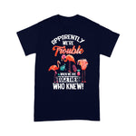 Flamingo Shirt Apparently We're Trouble Flamingo When We Are Together Who - Scotstee Shop