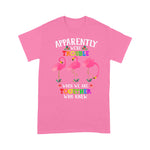 Flamingo Shirt Apparently We're Trouble When We Are Together Flamingo - Scotstee Shop