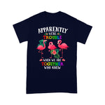 Flamingo Shirt Apparently We're Trouble When We Are Together Flamingo Gifts - Scotstee Shop