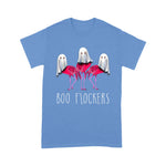 Flamingo Shirt Boo Flockers Funny Flamingo Ghost Halloween Costume Flamingo Halloween Shirt - Scotstee Shop