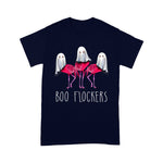 Flamingo Shirt Boo Flockers Funny Flamingo Ghost Halloween Costume Flamingo Halloween Shirt - Scotstee Shop