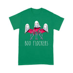 Flamingo Shirt Boo Flockers Funny Flamingo Ghost Halloween Costume Flamingo Halloween Shirt - Scotstee Shop