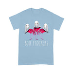 Flamingo Shirt Boo Flockers Funny Flamingo Ghost Halloween Costume Flamingo Halloween Shirt - Scotstee Shop