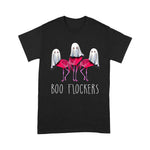 Flamingo Shirt Boo Flockers Funny Flamingo Ghost Halloween Costume Flamingo Halloween Shirt - Scotstee Shop