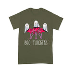 Flamingo Shirt Boo Flockers Funny Flamingo Ghost Halloween Costume Flamingo Halloween Shirt - Scotstee Shop