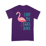 Flamingo Shirt Calm The Flock Down Pink Flamingo - Scotstee Shop