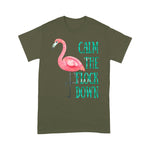 Flamingo Shirt Calm The Flock Down Pink Flamingo - Scotstee Shop