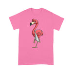 Flamingo Shirt Cool Broken Leg Flamingo Funny Fractured Shorebird Gift Broken Leg Shirt - Scotstee Shop