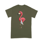 Flamingo Shirt Cool Broken Leg Flamingo Funny Fractured Shorebird Gift Broken Leg Shirt - Scotstee Shop