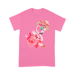 Flamingo Shirt Cute Pink Dreaming Girl Baby Flamingo With Flowers - Scotstee Shop
