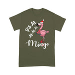 Flamingo Shirt Cute Pink Flamingo Santa Hat Merry Christmas - Scotstee Shop