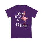 Flamingo Shirt Cute Pink Flamingo Santa Hat Merry Christmas - Scotstee Shop