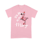 Flamingo Shirt Cute Pink Flamingo Santa Hat Merry Christmas - Scotstee Shop