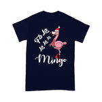 Flamingo Shirt Cute Pink Flamingo Santa Hat Merry Christmas - Scotstee Shop