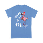 Flamingo Shirt Cute Pink Flamingo Santa Hat Merry Christmas - Scotstee Shop
