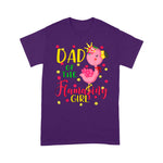 Flamingo Shirt Dad Of The Flamazing Girl Cute Flamingo Dad Birthday - Scotstee Shop