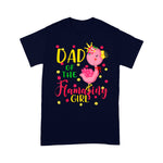 Flamingo Shirt Dad Of The Flamazing Girl Cute Flamingo Dad Birthday - Scotstee Shop