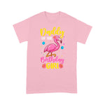 Flamingo Shirt Daddy Of The Birthday Girl Flamingo Party Family - Scotstee Shop