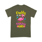 Flamingo Shirt Daddy Of The Birthday Girl Flamingo Party Family - Scotstee Shop