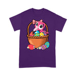 Flamingo Shirt Easter Flamingo Basket Eggs - Scotstee Shop