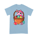 Flamingo Shirt Easter Flamingo Basket Eggs - Scotstee Shop