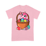 Flamingo Shirt Easter Flamingo Basket Eggs - Scotstee Shop