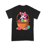 Flamingo Shirt Easter Flamingo Basket Eggs - Scotstee Shop