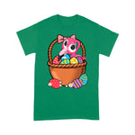 Flamingo Shirt Easter Flamingo Basket Eggs - Scotstee Shop