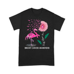 Flamingo Shirt Faith Hope Love Pink Flamingo Ribbon Breast Cancer Awareness Faith Breast Cancer Shirts Breast Cancer Awareness t shirts - Scotstee Shop
