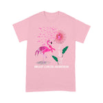 Flamingo Shirt Faith Hope Love Pink Flamingo Ribbon Breast Cancer Awareness Faith Breast Cancer Shirts Breast Cancer Awareness t shirts - Scotstee Shop