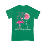 Flamingo Shirt Faith Hope Love Pink Flamingo Ribbon Breast Cancer Awareness Faith Breast Cancer Shirts Breast Cancer Awareness t shirts - Scotstee Shop