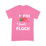 Flamingo Shirt Fifth Grade Flock Crew Pink Flamingo - Scotstee Shop