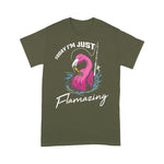 Flamingo Shirt Fishing Flamingo Angler Flamazing Cool Bird Fisherman Gift - Scotstee Shop