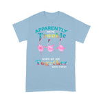 Flamingo Shirt Flamingo Apparently We're Trouble When We Are Together - Scotstee Shop