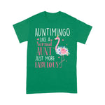 Flamingo Shirt Flamingo Auntimingo Like A Normal Aunt Gifts Funny Grandma - Scotstee Shop