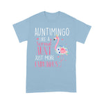 Flamingo Shirt Flamingo Auntimingo Like A Normal Aunt Gifts Funny Grandma - Scotstee Shop