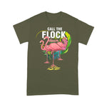 Flamingo Shirt Flamingo Aves Animal Lovers Gift Call The Flock Funny Bird - Scotstee Shop
