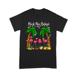 Flamingo Shirt Flamingo Christmas Deck the Palms Merry - Scotstee Shop