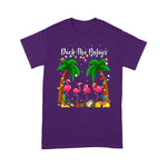 Flamingo Shirt Flamingo Christmas Deck the Palms Merry - Scotstee Shop