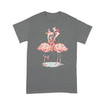 Flamingo Shirt Flamingo Christmas Tree Santa Hat Xmas Light Merry Christmas - Scotstee Shop