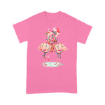Flamingo Shirt Flamingo Christmas Tree Santa Hat Xmas Light Merry Christmas - Scotstee Shop