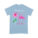 Flamingo Shirt Flamingo Faith Hope Love Breast Cancer Awareness Faith Breast Cancer Shirts Breast Cancer Awareness t shirts - Scotstee Shop