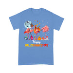 Flamingo Shirt Flamingo Halloween And Merry Christmas Funny Happy Hallothanksmas Flamingo Halloween Shirt - Scotstee Shop